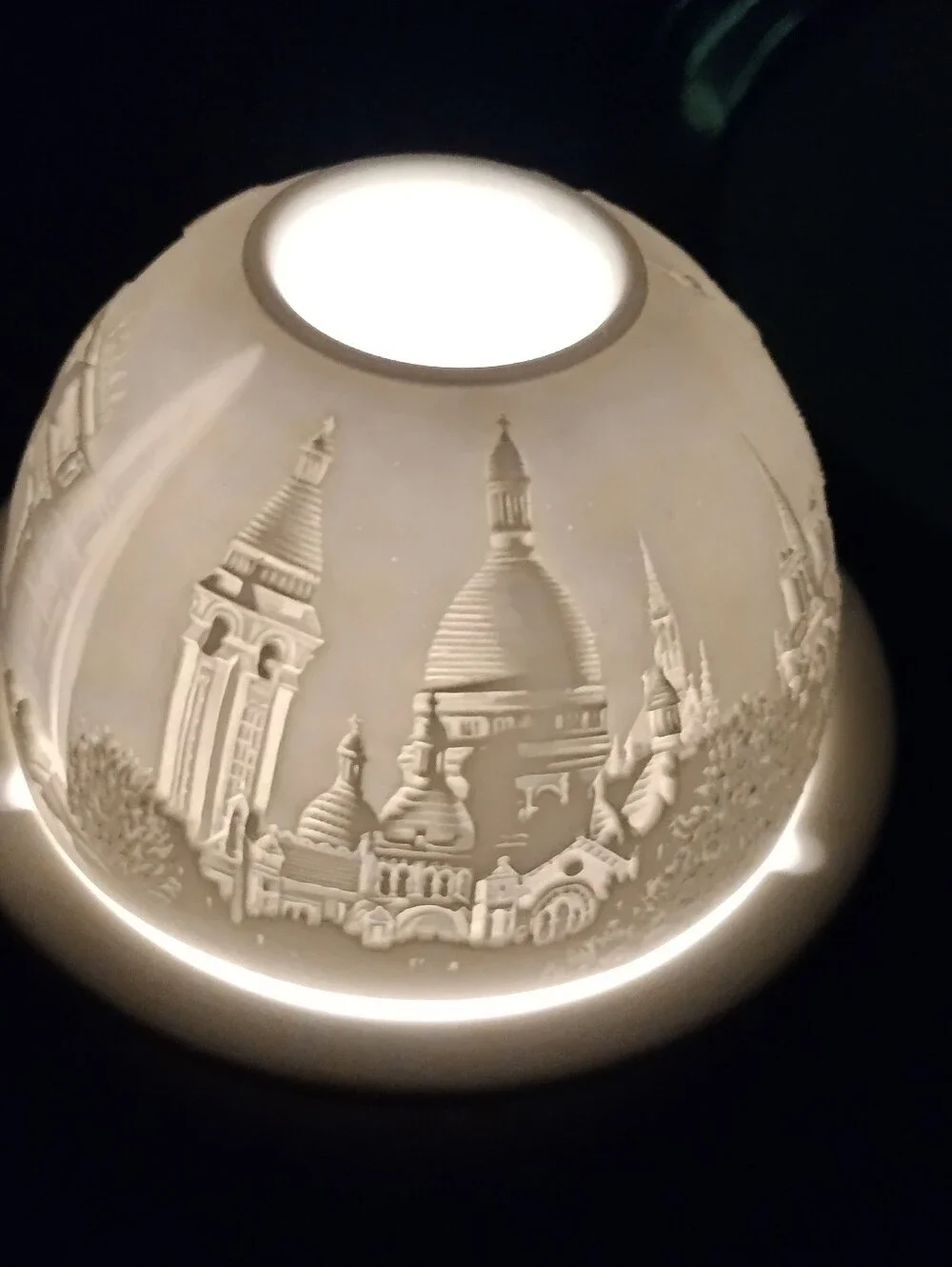 Bernardaud Limoges Porcelain Paris Luminary Fairy Lamp